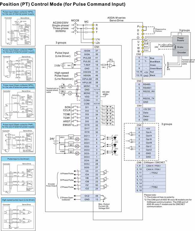Схема подключения ASD-M